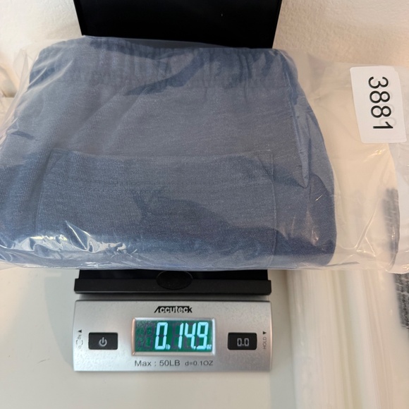 US Polo Assn Joggers Men Medium Blue Fleece Sweatpants Pony Elastic Drawstring - Picture 12 of 12